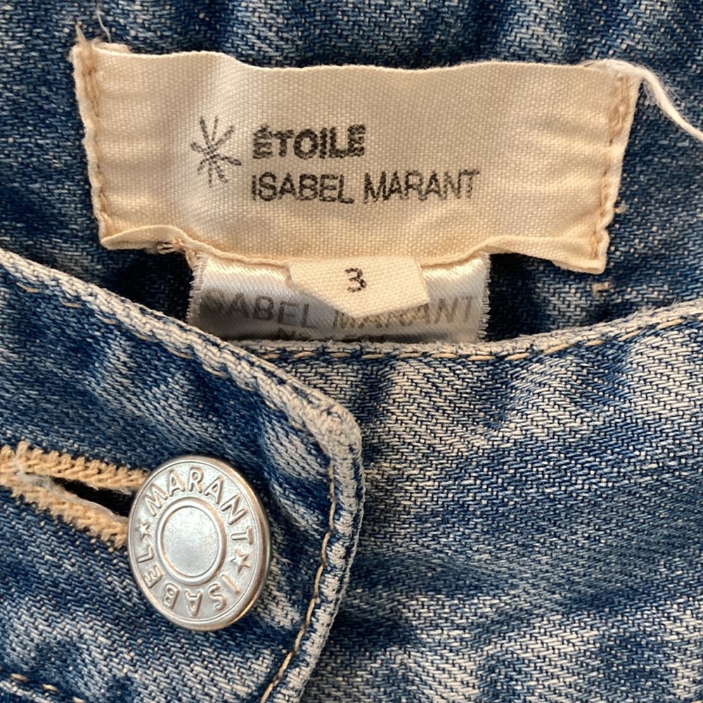 Isabel Marant etoile straight leg jeans size 3 - Picture 4 of 16